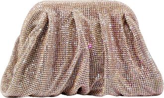 Benedetta Bruzziches Venus La Petite Bag - Dames - Clutches - Geel - ONE Size - Satijn - Tassen