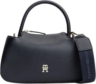 Tommy Hilfiger Th Logotape Mini Satchel - Dames - Tassen - Blauw - Maat: ONE Size