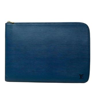 Louis Vuitton Pre-owned Pochette Documenti Portfolio - - Pre-owned - Donna - Blu - ONE SIZE