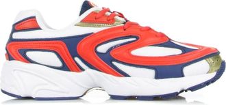 Fila Vurige Lage Schoen Rood/Wit/Blauw - Heren - Sneakers - Veelkleurig - 43 EU - Schoenen