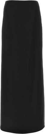 Bottega Veneta Black Viscose Blend Skirt