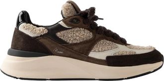 D.A.T.E. Musa Sneaker - Dames - Sneakers - Bruin - 38 EU - Leer - Schoenen