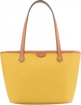 Pourchet Tassen, Dames, Geel, ONE Size, Waves Tote Bag