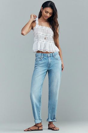 Pistola Denim Issa Mid-Rise Straight Jeans