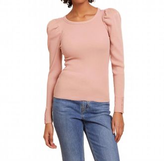 Nation Ltd Molly Long Sleeve Top In Bunny
