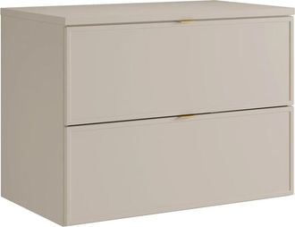 VENTE-UNIQUE.COM Mueble de lavabo madera beige