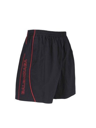 Balenciaga Mens Trousers Black Polyamide