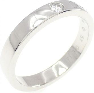 Cartier Platinum Platinum 950 Band Ring (Pre-Owned)