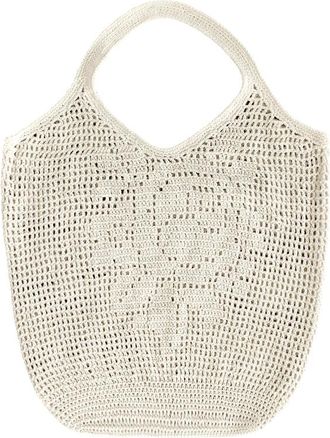 Brunna.Co The Vera Handwoven Crochet Tote in Off White at Nordstrom, Size Medium