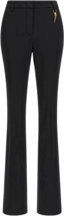 Roberto Cavalli Broek met Fang Detail Zwart Vrouw - Dames - Wijde Broeken - Zwart - L - Broeken