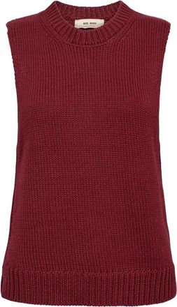 Mos Mosh Jersey de cuello redondo - Knitwear - Mujer - Rojo - XS