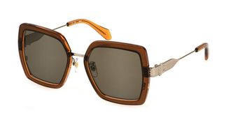 Just Cavalli SJC041 06X5 Womens Sunglasses Brown Size 53