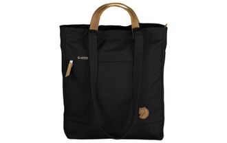 Fj&auml;llr&auml;ven Schultertasche FJ&Auml;LLR&Auml;VEN Totepack No. 1, Damen, Gr. B/H/T: 32cm x 39cm x 11cm, schwarz, Baumwolle, Polyester, Taschen Schultertasche