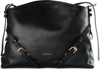 Givenchy Voyou Medium Bag - Dames - Schoudertassen - Zwart - ONE Size - Leer - Tassen