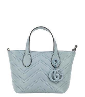 Gucci Light Blue GG Marmont Small Tote
