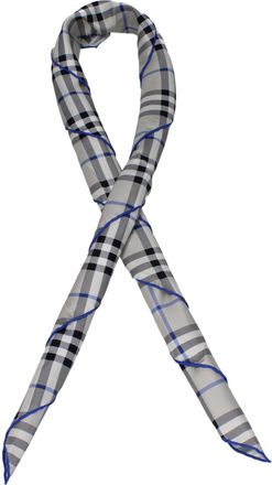 Burberry Grijze Zijden Foulard