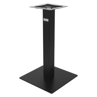 ML Design Base de mesa 43x43x72 cm tipo columna soporte rectangular negro mate