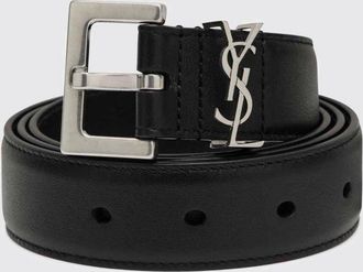 Saint Laurent Cintura in pelle YSL Saint Laurent
