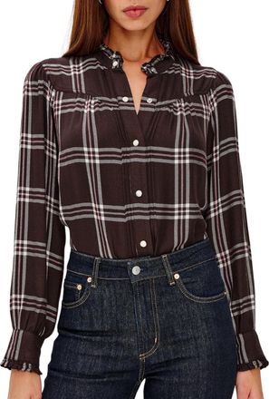 Rails Alanna Shirt In Chocolate Napoleon