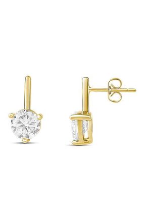SHYMI Cubic Zirconia Drop Earrings in Gold at Nordstrom, Size Small