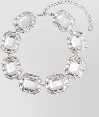 Self Portrait crystal choker necklace