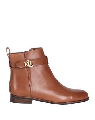 Ralph Lauren BRIELE BURNISHED LEATHER BOOTIE