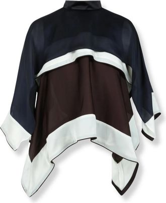 sacai Blouses - Dames - Ponchos - Veelkleurig - M - Jassen
