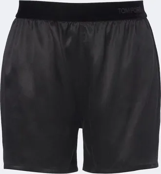 Tom Ford Shorts pigiama in satin di seta