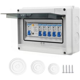 OEM Panel De Interruptores Autom&aacute;ticos De 4 V&iacute;as, Caja De Interruptores De Circuito De Fuga, Panel El&eacute;ctrico Impermeable, Interruptores Autom&aacute;ticos El&eacute;ctr
