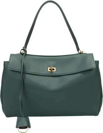 Tiffany & Fred Large Smooth Leather Tote