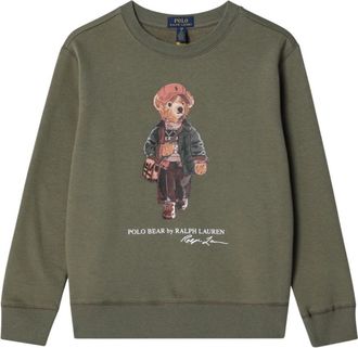 Polo Ralph Lauren Bear Sweatshirt - Heren - Sweatshirts - Groen - XL - Katoen - Hoodies & sweatvesten