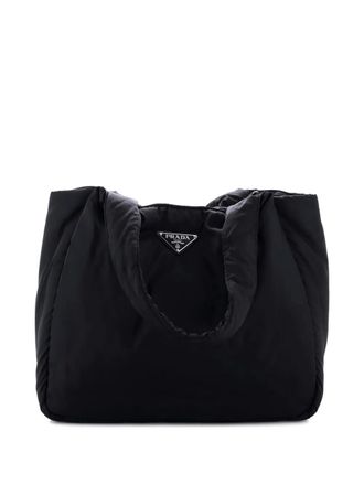 Prada Borsa tote imbottita - Nero