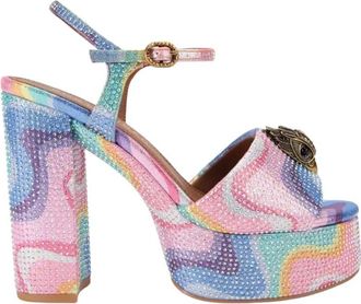 Kurt Geiger Kensington Platform Hak - Dames - Sandalen met hakken - Veelkleurig - 41 EU - Schoenen