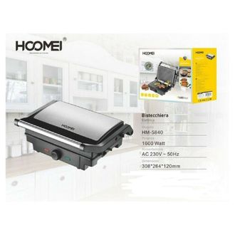 Trade Shop Trade Shop - Bistecchiera Elettrica A Contatto Piastra Per Panini Toast Griglia Grill 1600 W