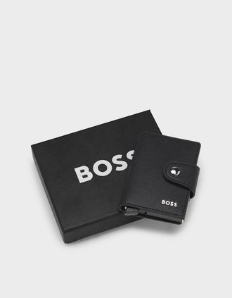 HUGO BOSS Mens BOSS Orange Northon Mens Card Holder with Secrid Technology - Black 001 - Black 001 - Size: ONE size