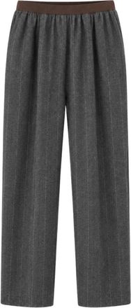 Jucca Wijde Broek - Dames - Wijde Broeken - Grijs - XS - Broeken