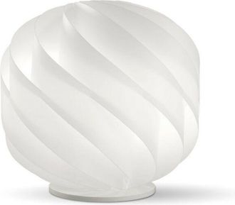 Linea Zero L&aacute;mpara De Mesa Lap Blanco En Pl&aacute;stico Cm. 40 X 39 Horas