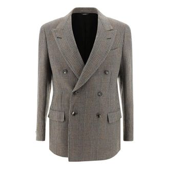 Loro Piana Milano Linnen Blazer Jas - Heren - Jassen - Bruin - Maat: L Linnen