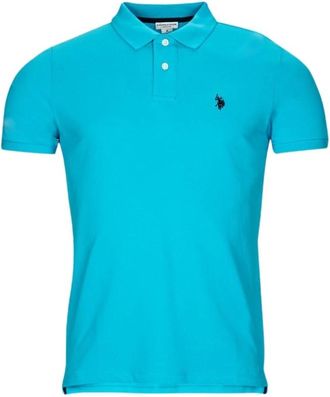 U.S.Polo Association Polo Piquet Shirt - Heren - Polos - Blauw - M - Katoen - Tops