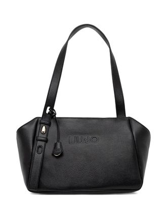 Liu Jo logo-embossed tote bag - women - Polyester/Polyurethane - One Size - Black