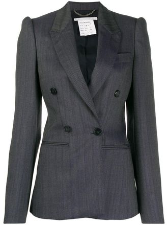 Stella McCartney Gestreepte blazer - Blauw