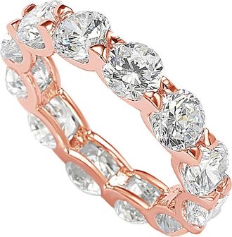 Suzy Levian CZ Eternity Band Ring in Rose at Nordstrom Rack, Size 5.5