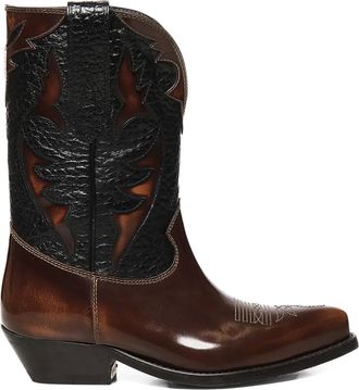 Golden Goose Stivali Wish Star - Marrone