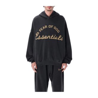 Fear of God Training 90s Hoodie - Heren - Sweatshirts & Hoodies - Zwart - Maat: XL Katoen