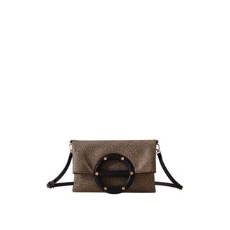 Borbonese Cross Body Bags, female, Brown, Size: ONE SIZE Vis a Vis Crossbody Bag