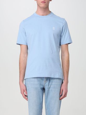Brunello Cucinelli T-Shirt BRUNELLO CUCINELLI Uomo colore Azzurro