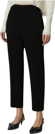 Pinko Parano Broek - Dames - Vrijetijds broeken - Zwart - XS - Polyester - Broeken