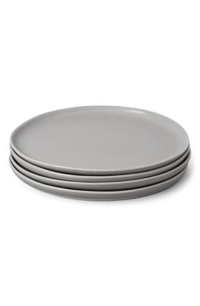 Fable Interiors The Salad Set of 4 Plates in Dove Grey at Nordstrom