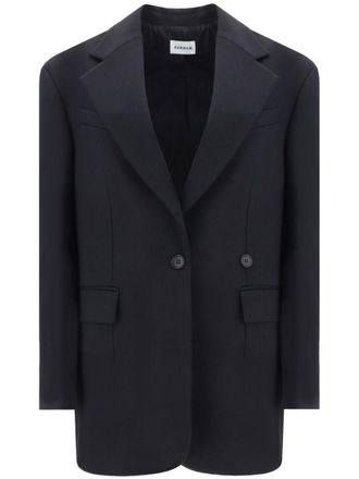 P.A.R.O.S.H. Wollen Enkelbreasted Blazer Jas