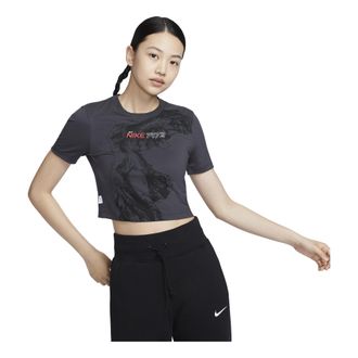 Nike (WMNS) Nike Sportswear Slim Crop T-shirt Asia Sizing Anthracite HF7396-060